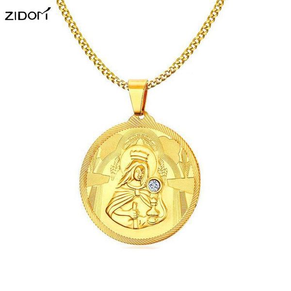 pendant necklaces men stainless steel gold color vintage style virgin mary neckalces 60cm long link chains fashion necklace women jewelry, Silver
pendant necklaces men stainless steel gold color vintage style virgin mary neckalces 60cm long link chains fashion necklace women jewelry, Silver