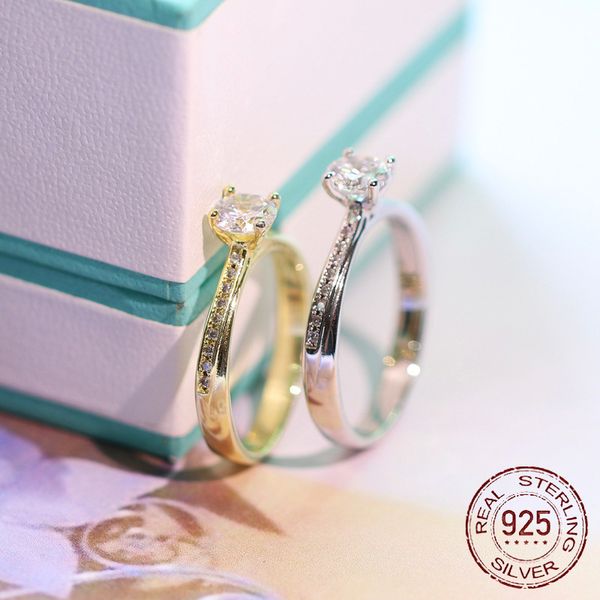 s925 sterling silver wedding 18k gold ring round 5.5mm lab diamond crown four claw zircon fashion jewelry j-260, Slivery;golden
s925 sterling silver wedding 18k gold ring round 5.5mm lab diamond crown four claw zircon fashion jewelry j-260, Slivery;golden
