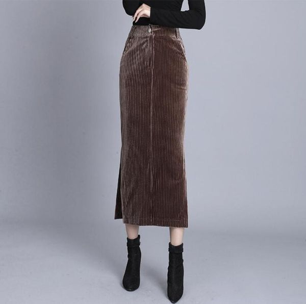 skirts corduroy long pencil skirt women side split elegant lady package hip autumn winter plus size 5xl q715, Black
skirts corduroy long pencil skirt women side split elegant lady package hip autumn winter plus size 5xl q715, Black