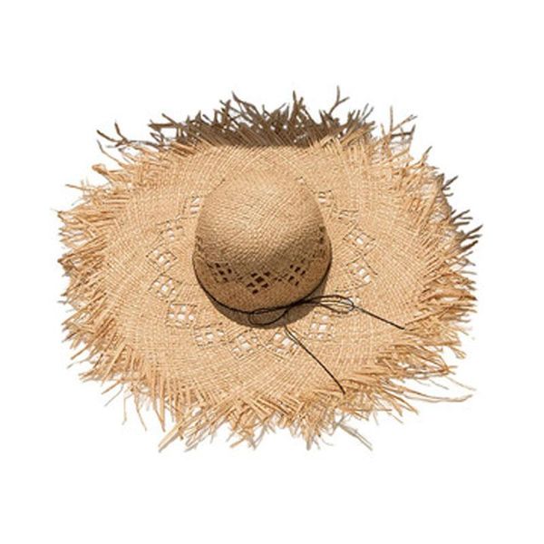 wide brim hats summer straw hat, hollowed out beach po sun women's large leisure pure color fur edge laffey hat, Blue;gray
wide brim hats summer straw hat, hollowed out beach po sun women's large leisure pure color fur edge laffey hat, Blue;gray