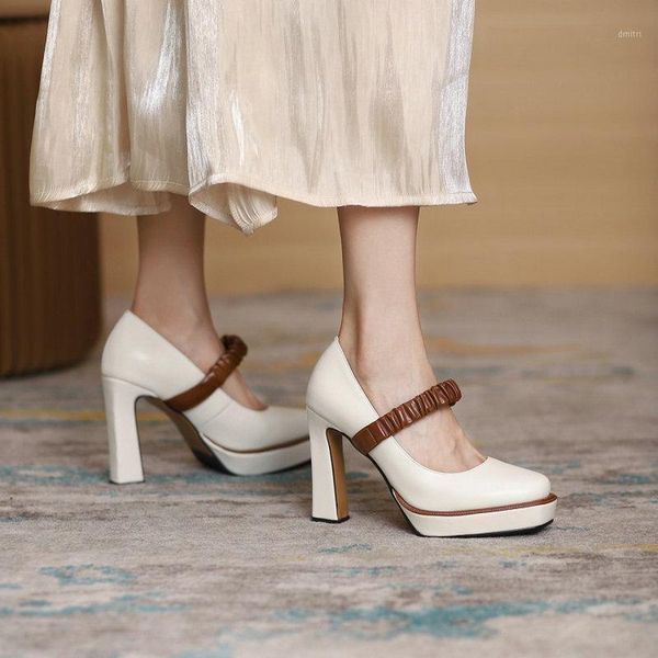 dress shoes sianie tianie genuine natural leather platform mary janes 10cm thick high heels office lady pumps autumn women, Black
dress shoes sianie tianie genuine natural leather platform mary janes 10cm thick high heels office lady pumps autumn women, Black