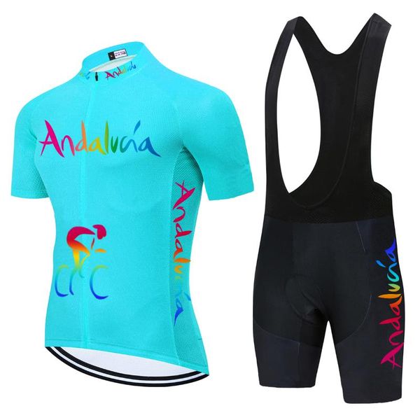 racing sets andalucia pro team cycling jersey 2021 set mtb roupa ropa ciclismo clothing men's summer maillot outdoor wear, Black;blue
racing sets andalucia pro team cycling jersey 2021 set mtb roupa ropa ciclismo clothing men's summer maillot outdoor wear, Black;blue