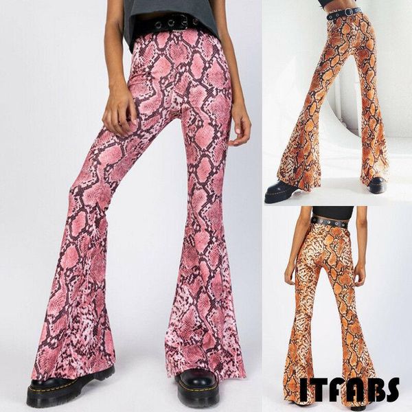 women's pants & capris leopard print flare snakeskin bell bottom stretch high waist leg long culotte palazzo casual trousers, Black;white
women's pants & capris leopard print flare snakeskin bell bottom stretch high waist leg long culotte palazzo casual trousers, Black;white