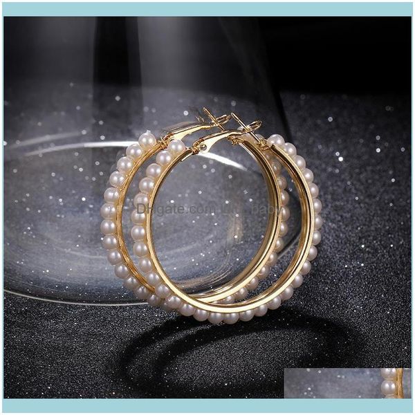 hie jewelrytrend simulated pearl hoop earrings female exaggerated round earing korean nightclub jewelry boucle doreille gifts 40 50 60mm & d, Golden;silver
hie jewelrytrend simulated pearl hoop earrings female exaggerated round earing korean nightclub jewelry boucle doreille gifts 40 50 60mm & d, Golden;silver
