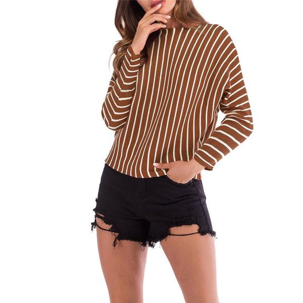 women's sweaters women winter autumn pullover striped o neck long sleeve knitted sweater jumper blouse 2021, White;black
women's sweaters women winter autumn pullover striped o neck long sleeve knitted sweater jumper blouse 2021, White;black