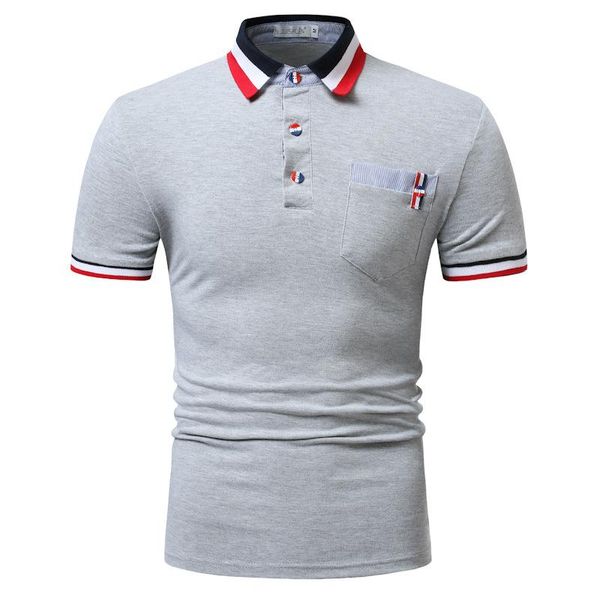 men's polos t-shirt summer fashion slim color striped thread short sleeve casual lapel shirt top, White;black
men's polos t-shirt summer fashion slim color striped thread short sleeve casual lapel shirt top, White;black