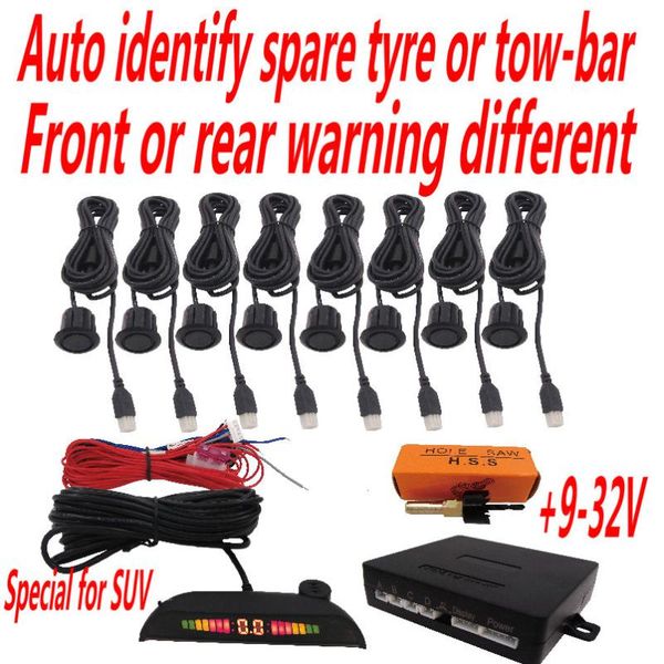 car rear view cameras& parking sensors 8 led sensor learning function for spare tire or tow-bar,special design suv ,station wagon,pickup tru 
car rear view cameras& parking sensors 8 led sensor learning function for spare tire or tow-bar,special design suv ,station wagon,pickup tru