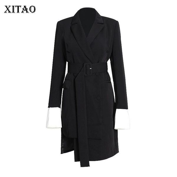 patchwork belt dress women trendy fashion style notched collar long sleeve asymmetrical elegant wld6089 casual dresses, Black;gray
patchwork belt dress women trendy fashion style notched collar long sleeve asymmetrical elegant wld6089 casual dresses, Black;gray