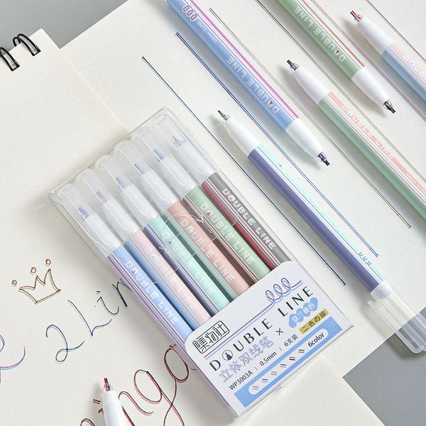 painting pens collection society morandi department three-dimensional double line student's hand account marker color drawing and marki, Black;red
painting pens collection society morandi department three-dimensional double line student's hand account marker color drawing and marki, Black;red