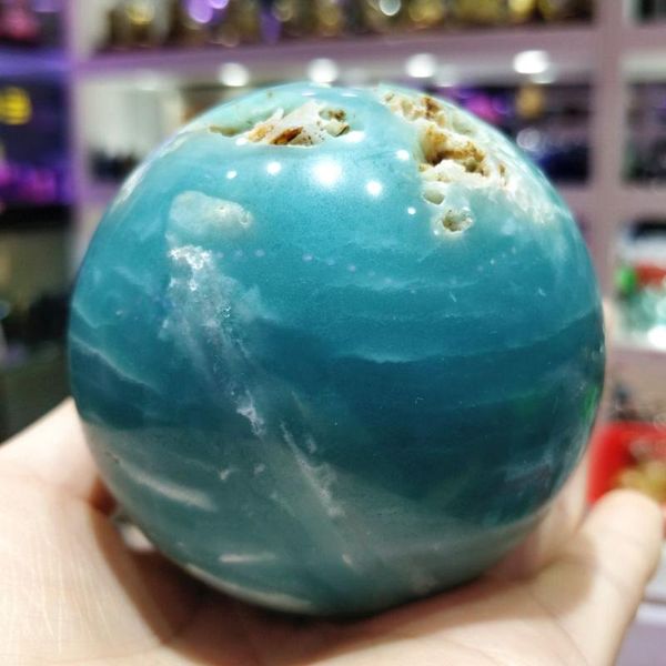 decorative objects & figurines high level gem sphere natural blue sky caribbean calcite crystal meditation ball minerals living room decor o
decorative objects & figurines high level gem sphere natural blue sky caribbean calcite crystal meditation ball minerals living room decor o