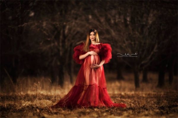 ruffles wine red prom dress 2021 kimono robe maternity gowns long sleeve bridal sleepwear evening party wear, Black
ruffles wine red prom dress 2021 kimono robe maternity gowns long sleeve bridal sleepwear evening party wear, Black