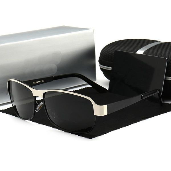 sunglasses fashion sports men's polarized anti-high beam trend driving anti-ultraviolet glasses, White;black
sunglasses fashion sports men's polarized anti-high beam trend driving anti-ultraviolet glasses, White;black