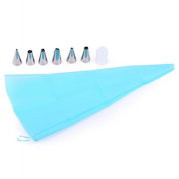baking & pastry tools 8 in 1 silicone reusable cake piping bag icing cream decorating tool j0057shd
baking & pastry tools 8 in 1 silicone reusable cake piping bag icing cream decorating tool j0057shd