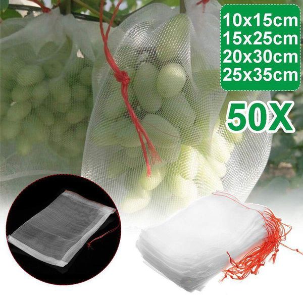 planters & pots 50/100pcs nylon fruit protection bags garden netting drawstring mesh bag anti-bird bug barrier for protecting
planters & pots 50/100pcs nylon fruit protection bags garden netting drawstring mesh bag anti-bird bug barrier for protecting