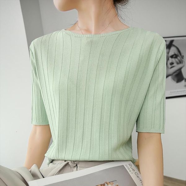 loose women summer solid sweaters casual o neck short sleeve female knitwear elegant chic sweet basic girls sweater tees, White;black
loose women summer solid sweaters casual o neck short sleeve female knitwear elegant chic sweet basic girls sweater tees, White;black