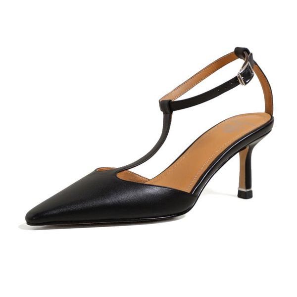osunlina woman sandals black white genuine leather thin high heels buckle strap handmade party shoes lady size 34-41
osunlina woman sandals black white genuine leather thin high heels buckle strap handmade party shoes lady size 34-41