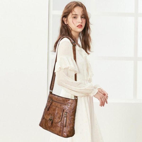 evening bags women's shoulder pu leather wearable luxury design handbags versatile portable large capacity vintage pockets
evening bags women's shoulder pu leather wearable luxury design handbags versatile portable large capacity vintage pockets