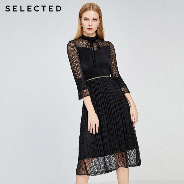 women's lace hollow-out temperament pleated slim mid-length dress s|42012j510 casual dresses, Black;gray
women's lace hollow-out temperament pleated slim mid-length dress s|42012j510 casual dresses, Black;gray