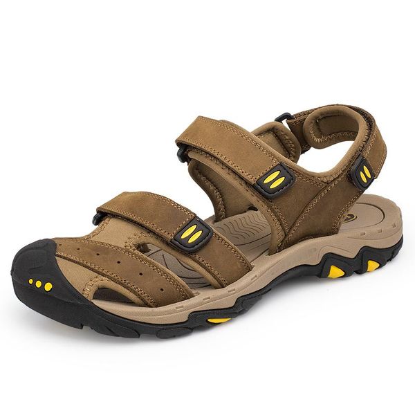 sandals fashion summer shoes cow leather men mens casual non-slip rubber soles beach plus size 38-47, Black
sandals fashion summer shoes cow leather men mens casual non-slip rubber soles beach plus size 38-47, Black
