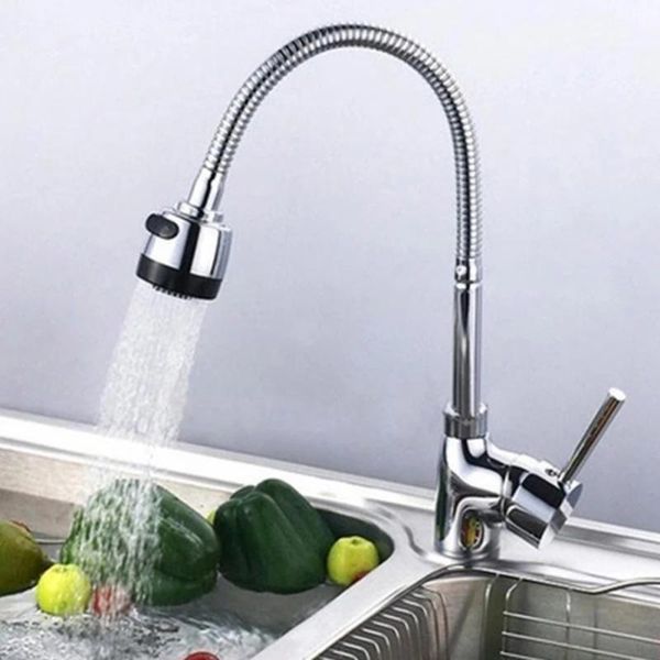 kitchen faucets stainless steel 360 degrees rotation sink faucet pipe spout water saving outlet flexible tube single handle
kitchen faucets stainless steel 360 degrees rotation sink faucet pipe spout water saving outlet flexible tube single handle