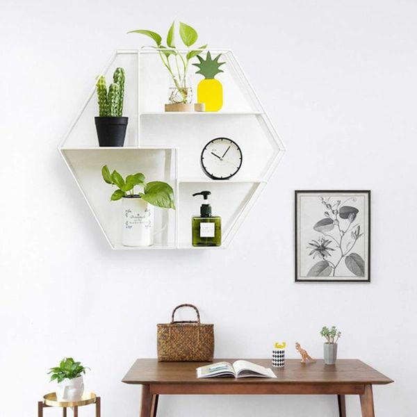 52*11*45cm hexagonal metal shelf bracket wall mounted cabinet display storage rack home decor other
52*11*45cm hexagonal metal shelf bracket wall mounted cabinet display storage rack home decor other