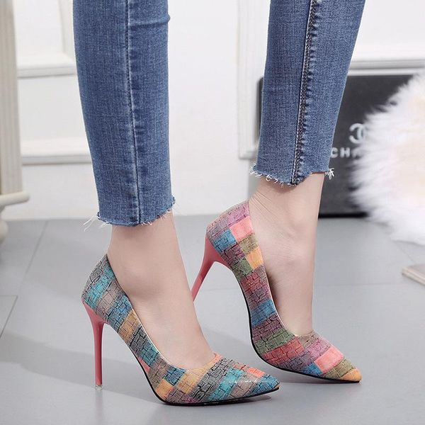 dress shoes women pumps luxury pointed all-match print stiletto sandals party ladies office fashion comfort female footwear, Black
dress shoes women pumps luxury pointed all-match print stiletto sandals party ladies office fashion comfort female footwear, Black