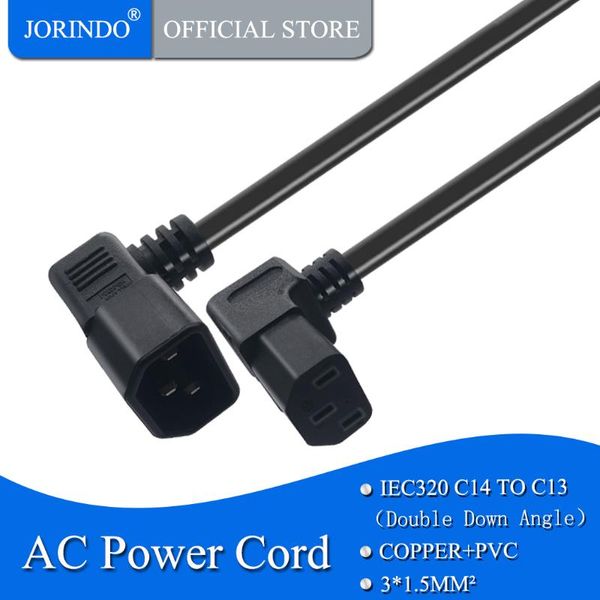 smart power plugs jorindo 0.6m/1.96ft iec320 c14 3 pin to c13 hole double down angle cable cord,pdu/ups server,used for computer display
smart power plugs jorindo 0.6m/1.96ft iec320 c14 3 pin to c13 hole double down angle cable cord,pdu/ups server,used for computer display
