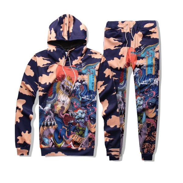 men's tracksuits women men dragon digital printing hoodie + pants printed joggers outfit sweatshirts sweatpants 2pcs set, Gray
men's tracksuits women men dragon digital printing hoodie + pants printed joggers outfit sweatshirts sweatpants 2pcs set, Gray