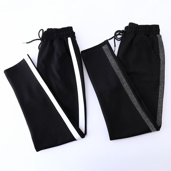 women's pants & capris black striped women casual harem for pantalon elastic waist mujer trousers female ankle length, Black;white
women's pants & capris black striped women casual harem for pantalon elastic waist mujer trousers female ankle length, Black;white