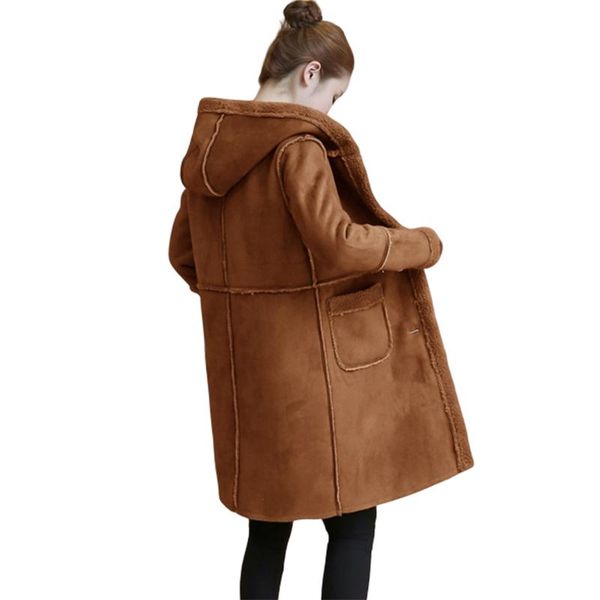 women's wool & blends women long cashmere woolen coat autumn winter coats plus size womens korean hooded warm lambswool overcoat 3xl ff, Black
women's wool & blends women long cashmere woolen coat autumn winter coats plus size womens korean hooded warm lambswool overcoat 3xl ff, Black