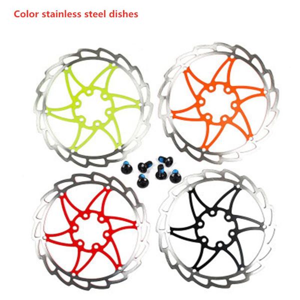 bike brakes six - nail disc 160mm color brake stainless steel screw feed
bike brakes six - nail disc 160mm color brake stainless steel screw feed