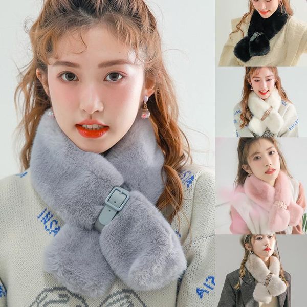 scarves solid color plush scarf 2021 women's autumn and winter fashion cross warm student children, Blue;gray
scarves solid color plush scarf 2021 women's autumn and winter fashion cross warm student children, Blue;gray