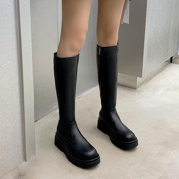 boots fashion knee high women shoes 2021 autumn winter women's zipper comfortable long ladies large size 43, Black
boots fashion knee high women shoes 2021 autumn winter women's zipper comfortable long ladies large size 43, Black