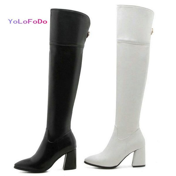 boots 2021 autumn winter women over the knee pointed toe square high heel ladies thigh pu leather side zipper women's boot, Black
boots 2021 autumn winter women over the knee pointed toe square high heel ladies thigh pu leather side zipper women's boot, Black