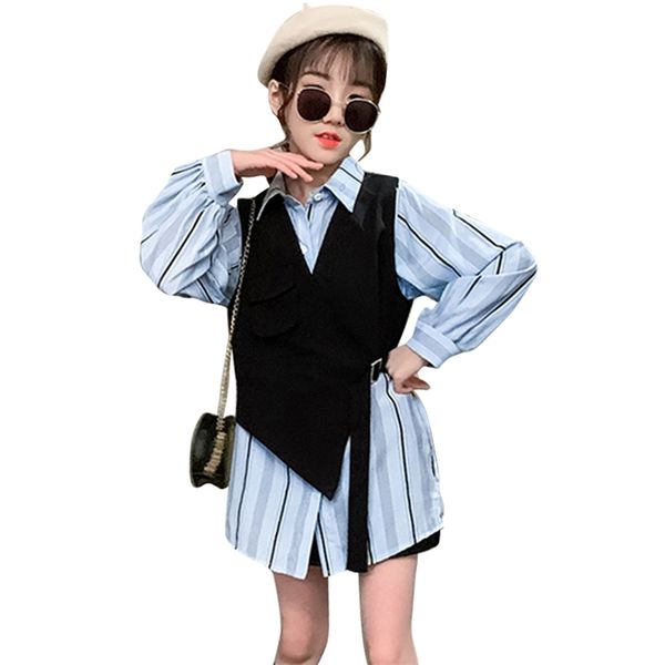girls clothes striped blouse + vest for spring autumn outfit casual style tracksuit kids 6 8 10 12 14 210527, White
girls clothes striped blouse + vest for spring autumn outfit casual style tracksuit kids 6 8 10 12 14 210527, White