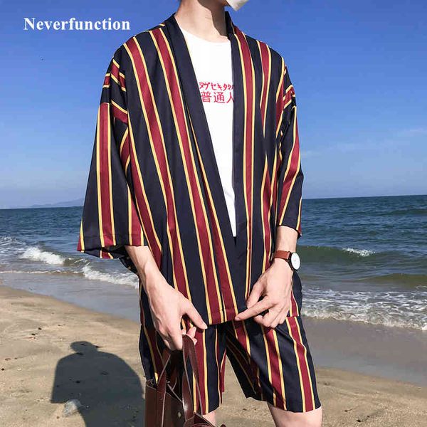 hoodies summer beach vacation sun protect striped open stitch jacket men thin japanese style kimono casual hip hop coats, Black
hoodies summer beach vacation sun protect striped open stitch jacket men thin japanese style kimono casual hip hop coats, Black
