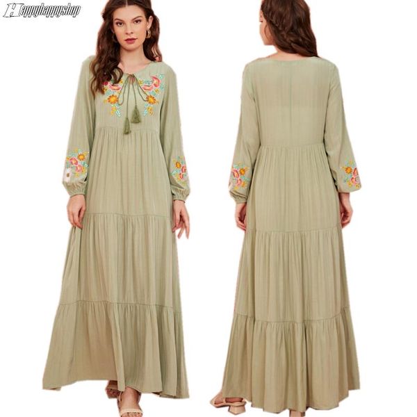 casual dresses elegant for women embroidery muslim islamic fashion abaya kaftan moroccan ethnic robe turkish a-line gown, Black;gray
casual dresses elegant for women embroidery muslim islamic fashion abaya kaftan moroccan ethnic robe turkish a-line gown, Black;gray