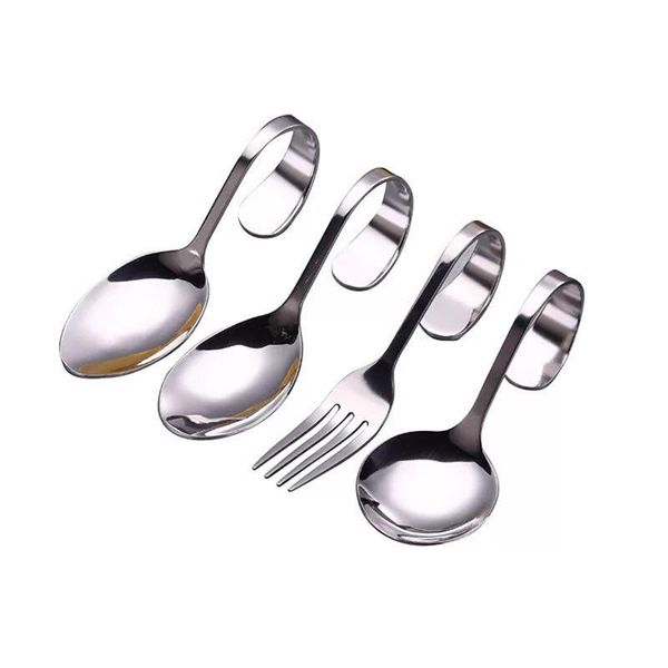spoons creative curved handle round spoon tip stainless steel salad dessert shrimp slide kitchen accessories
spoons creative curved handle round spoon tip stainless steel salad dessert shrimp slide kitchen accessories