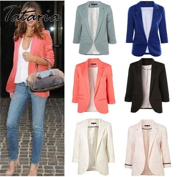 women's suits & blazers 2021 spring autumn ladies blazer long sleeve women and jackets office lady feminine femme red black, White;black
women's suits & blazers 2021 spring autumn ladies blazer long sleeve women and jackets office lady feminine femme red black, White;black