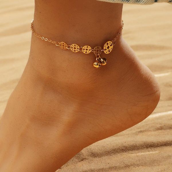 anklets retro hollow coin bells for women ethnic punk gold color chain round pendant foot bracelet anklet 2021 beach jewelry, Red;blue
anklets retro hollow coin bells for women ethnic punk gold color chain round pendant foot bracelet anklet 2021 beach jewelry, Red;blue
