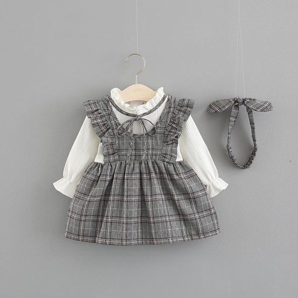 girl's dresses keelorn baby girls kids casual plaid dress with headband toddler party born gril lightweight breathable clothes, Red;yellow
girl's dresses keelorn baby girls kids casual plaid dress with headband toddler party born gril lightweight breathable clothes, Red;yellow