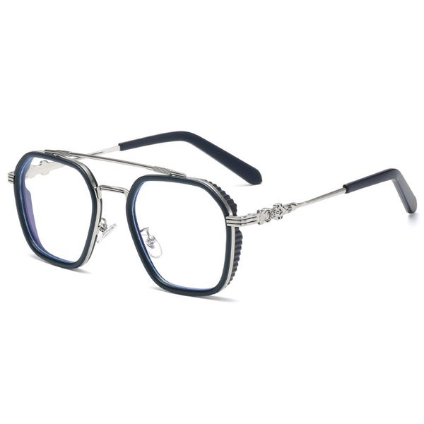 designer sunglasses 2021 new blue light proof flat glasses men's big fashion double beam spectacle weiting same myopia frame 01, White;black
designer sunglasses 2021 new blue light proof flat glasses men's big fashion double beam spectacle weiting same myopia frame 01, White;black