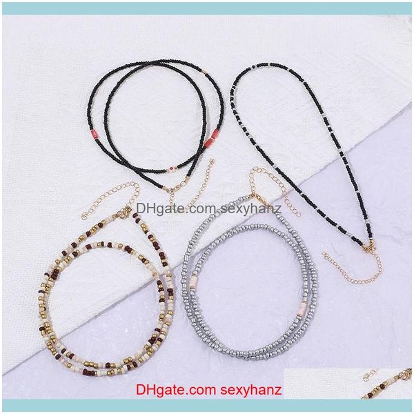 necklaces & pendants jewelrybohemian simple necklace choker for women boho bead clavicle female beach jewelry gift chokers drop delivery 202, Golden;silver
necklaces & pendants jewelrybohemian simple necklace choker for women boho bead clavicle female beach jewelry gift chokers drop delivery 202, Golden;silver