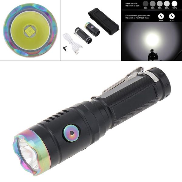 flashlights torches securitying rechargeable led xm-l3 1800lm typec usb stainless steel clip pocket use 21700 / 18650 battery tor
flashlights torches securitying rechargeable led xm-l3 1800lm typec usb stainless steel clip pocket use 21700 / 18650 battery tor