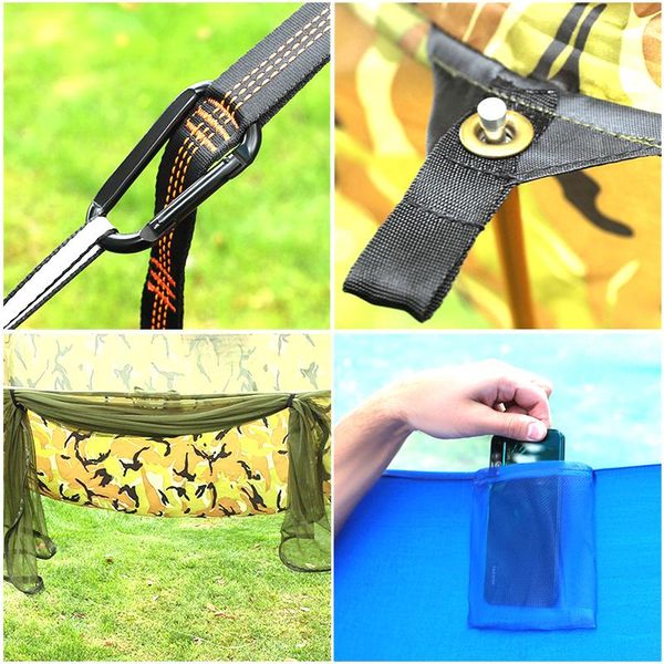 1-2 person portable outdoor camping hammock with mosquito net high strength parachute fabric hanging bed hunting sleeping swing camp furnitu
1-2 person portable outdoor camping hammock with mosquito net high strength parachute fabric hanging bed hunting sleeping swing camp furnitu