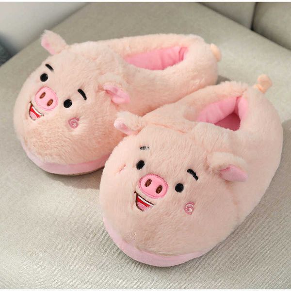 winter women warm indoor slippers lady fashion cute pink pig women's soft fluffy plush slipper woman comfort casual female shoes 210908, Black
winter women warm indoor slippers lady fashion cute pink pig women's soft fluffy plush slipper woman comfort casual female shoes 210908, Black