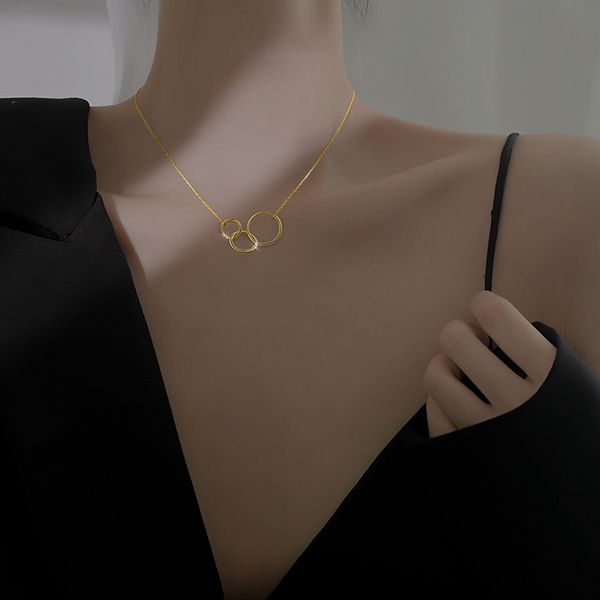 circle necklace female summer necklace contracted wind new necklace chain of clavicle, Silver
circle necklace female summer necklace contracted wind new necklace chain of clavicle, Silver