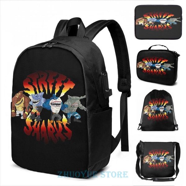 backpack funny graphic print street sharks usb charge men school bags women bag travel laptop
backpack funny graphic print street sharks usb charge men school bags women bag travel laptop