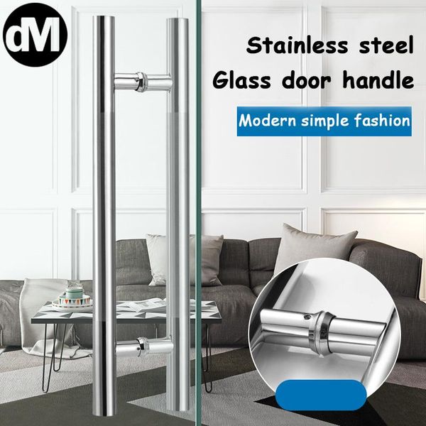 handles & pulls dm 2pcs/set bright silver color multi-size big glass door handle stainless steel 304 round tube doors el entrance kit
handles & pulls dm 2pcs/set bright silver color multi-size big glass door handle stainless steel 304 round tube doors el entrance kit