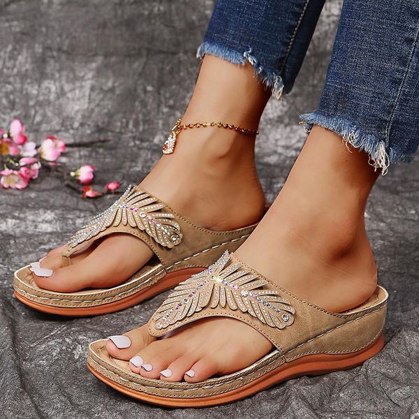 sandals women's 2021 summer shiny rhinestone flat flip-flops outdoor open-toed comfortable casual beach shoes, Black
sandals women's 2021 summer shiny rhinestone flat flip-flops outdoor open-toed comfortable casual beach shoes, Black